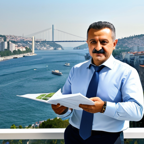 **

"A successful Turkish architect, fully clothed in professional attire, presenting building blueprints in a modern Istanbul office, Bosphorus view in the background, perfect anatomy, correct proportions, natural pose, safe for work, appropriate content, professional, high quality, well-formed hands, proper finger count, natural body proportions, bright daylight."

**